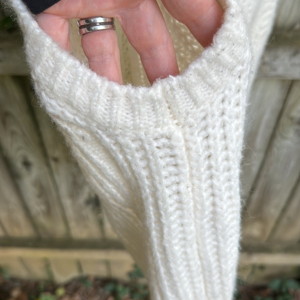 Madewell Ivory Cable Knit Sleeveless Sweater Tank - Picture 10 of 14